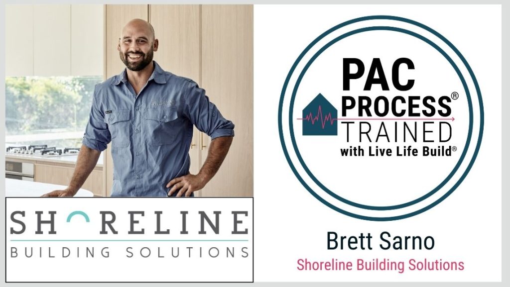 Brett Sarno Shoreline Building Solutions PAC Trained