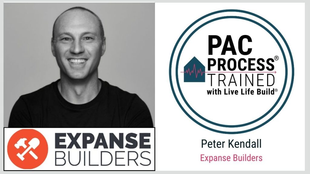 Derek Roe Roe & Co Builders PAC Process Trained with Live Life Build