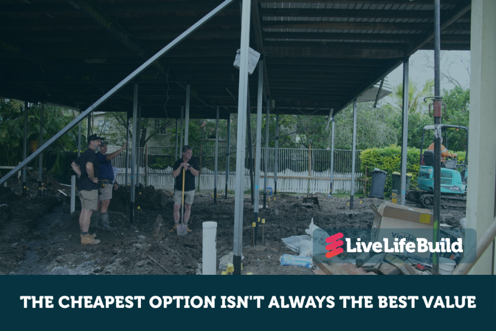 The goal is not to find the cheapest option.
